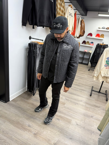 StyleGods Script Jacket - Black/White