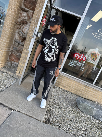 StyleGods Jumbo Angel T Shirt Black\White