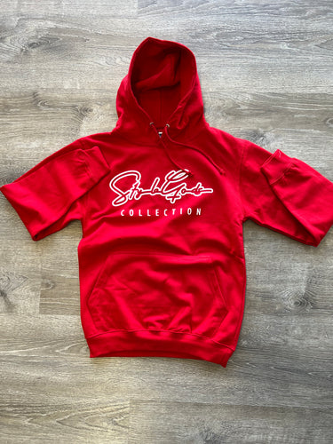 StyleGods Signature Script Hoodie Red/White