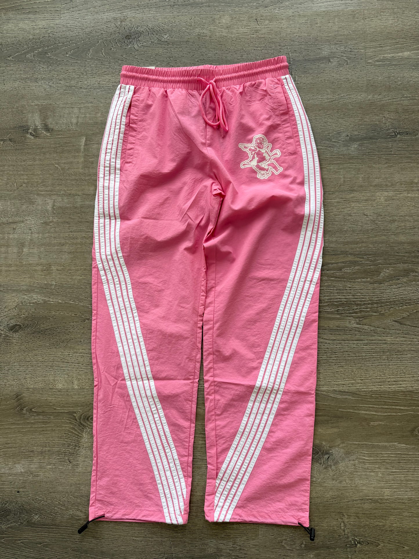 StyleGods Angel Nylon Joggers - Pink