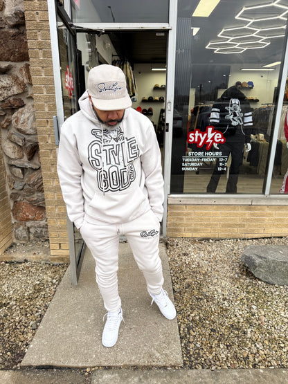 StyleGods Angel Jogging Suit -  Cloud\Black\White