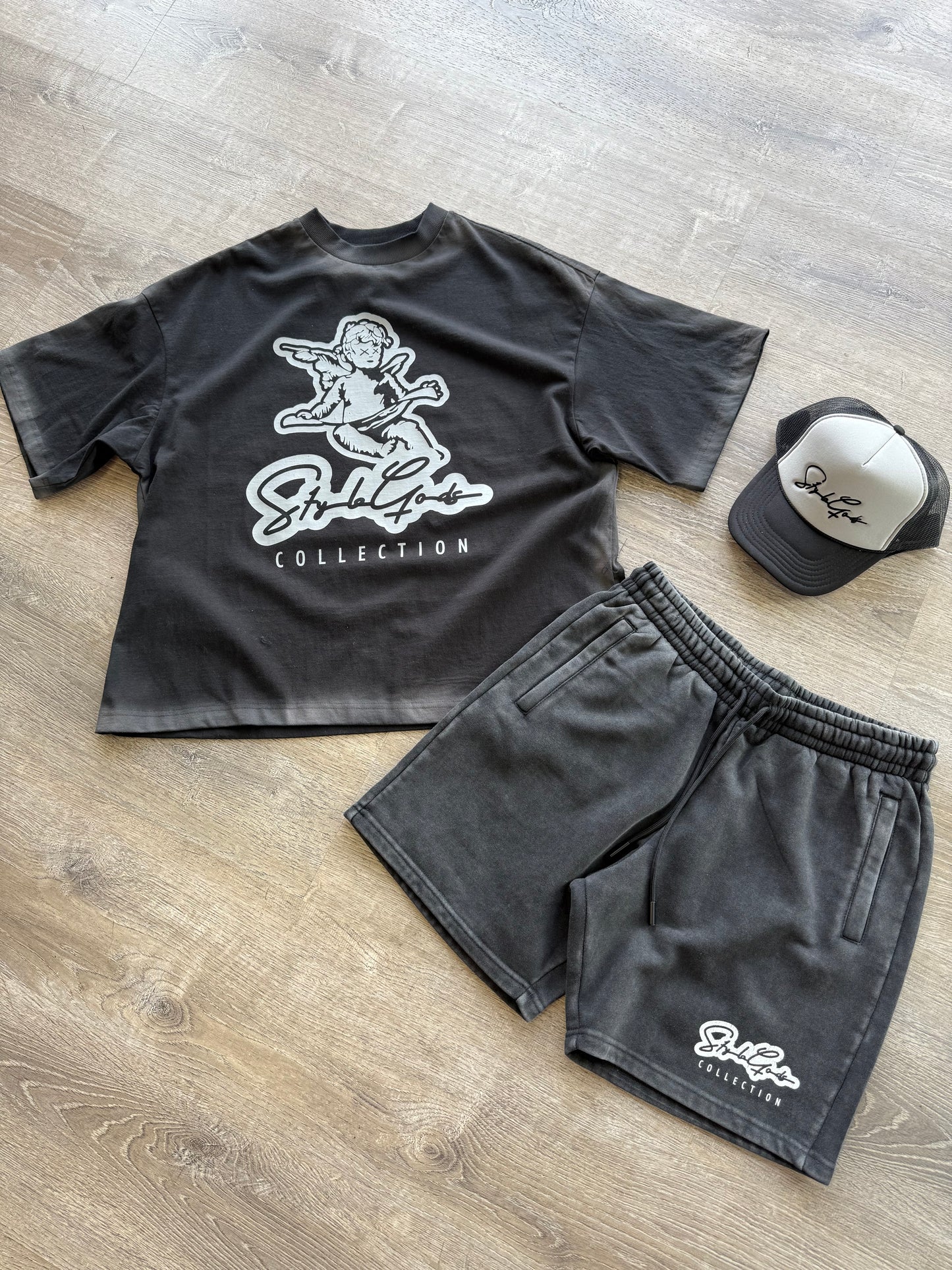 StyleGods Fleece Short  - Vintage Black