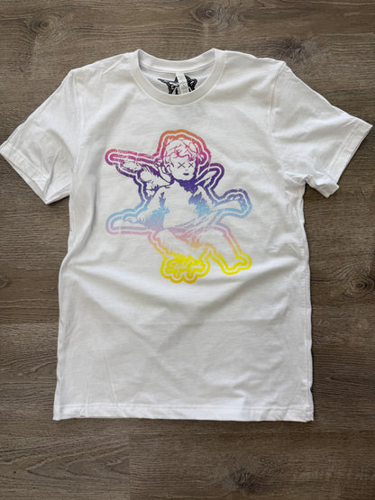 StyleGods Angel T Shirt White\Multi