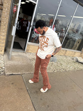 EPTM Fleece Stacked Snap Pants  Brown