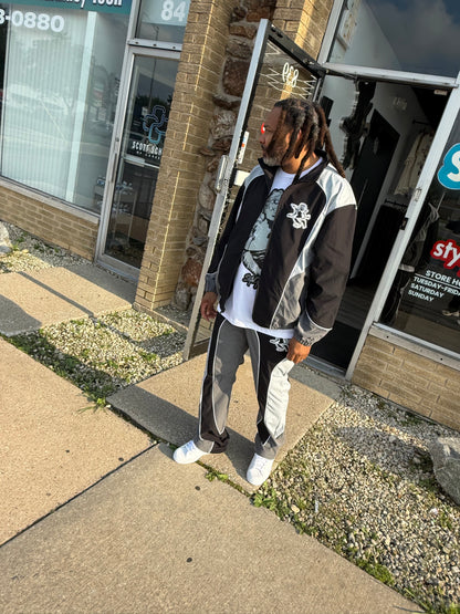 StyleGods Nylon Track Suits - Black
