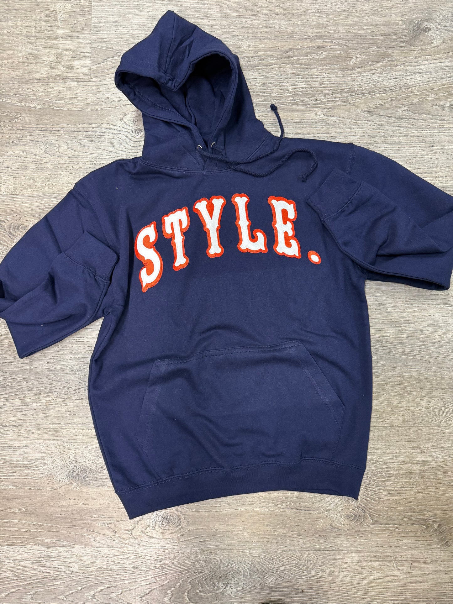 StyleGods Bears 2.0 Hoodie SweatShirt - Navy\White\Orange