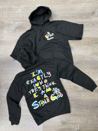 StyleGods They Know I am StyleGod Hoodie Sweater Black\Multi