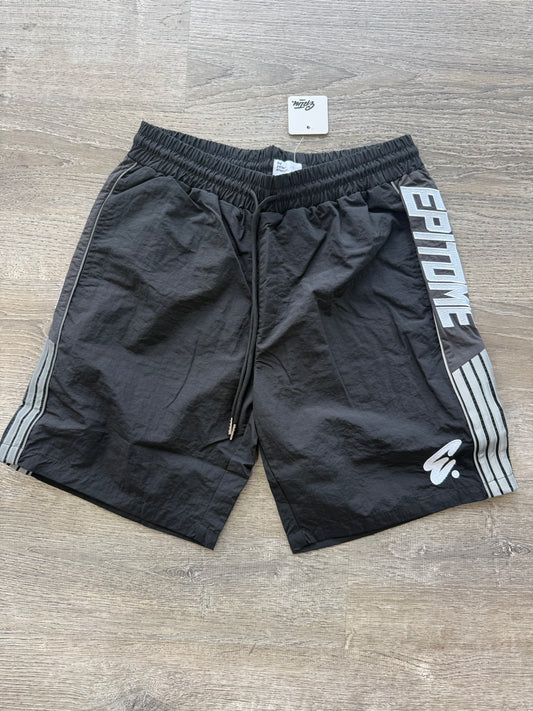 Eptm Nylon Script Shorts - Black\Grey