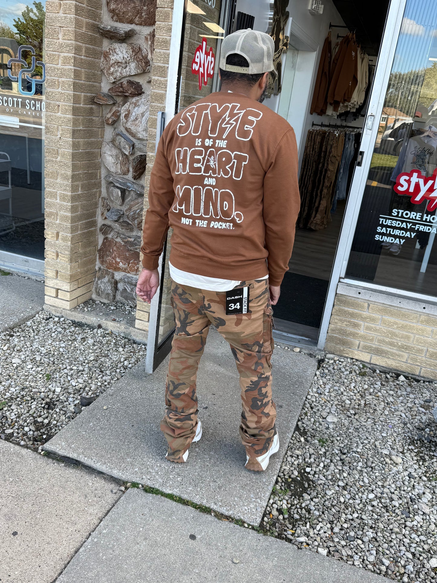 Dash Stack Cargo Pants AD807 Army Camo