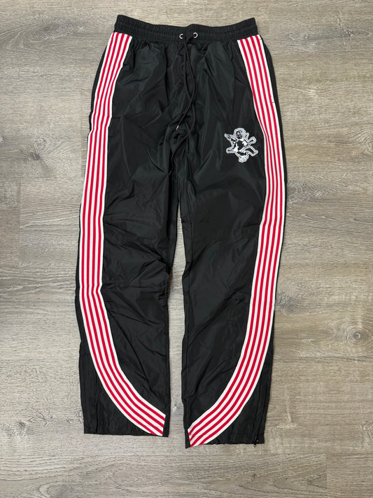 StyleGods Angel Nylon Joggers- Black\Red