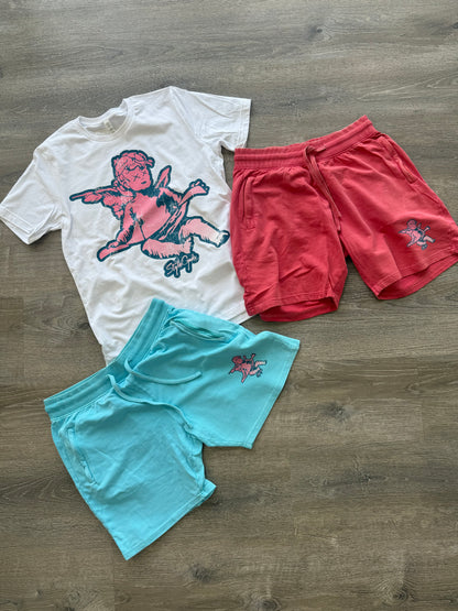 StyleGods Angel Sweat Shorts - Teal