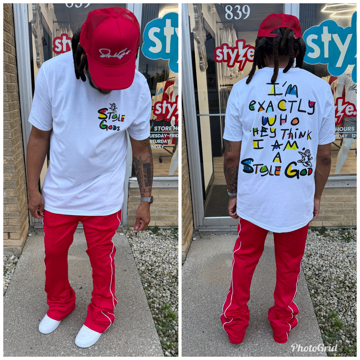 StyleGods They Know I am StyleGod T Shirt White\Multi