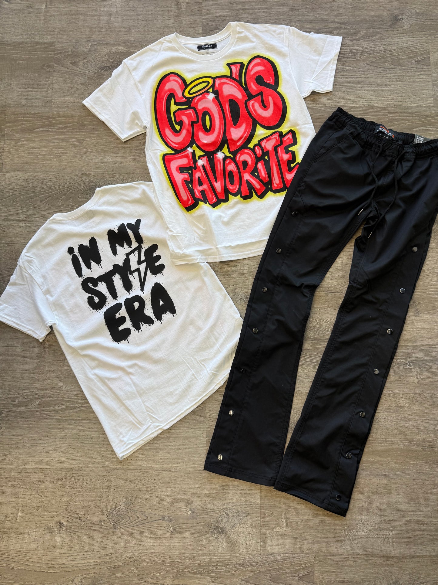 StyleGods Gods Favorite T Shirt White\Black