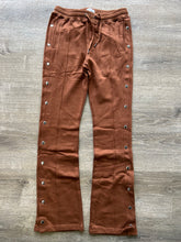 EPTM Fleece Stacked Snap Pants  Brown