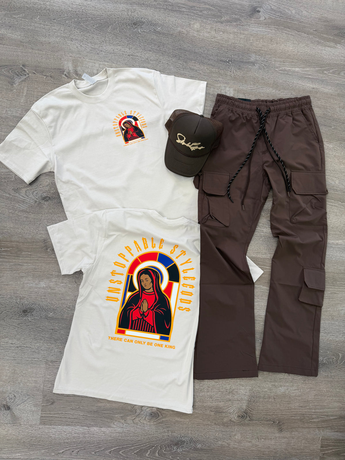 StyleGods One KingT Shirt Bone\Multi