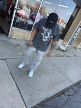 StyleGods Angel T Shirt-Vintage Black\Silver