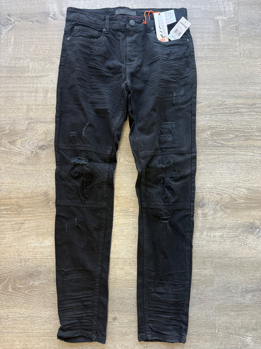Arketype - Rip and Repair Denim P516 Jet Black