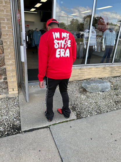StyleGods Jesus Piece Crewneck SweatShirt - Red