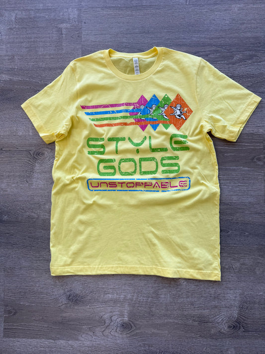 StyleGods Multi Angel T Shirt - Yellow\Neon