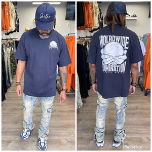 StyleGods Benz Over Sized World Domination - Navy/White