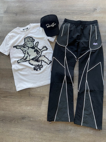 StyleGods Jumbo Angel T Shirt White\Grey\Black