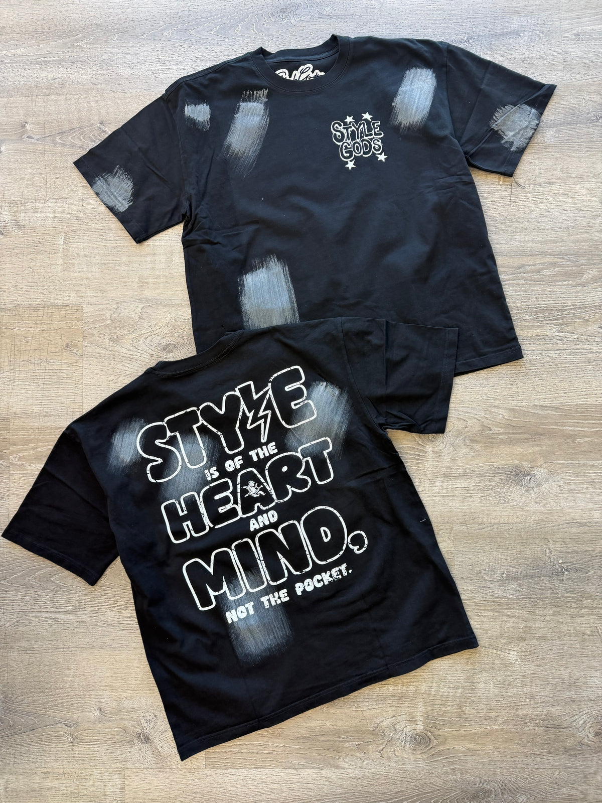 StyleGods Style is of The Heart  T Shirt  - Black\White\Grey