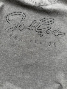 StyleGods Signature Script T Shirt-Vintage Black Nailhead