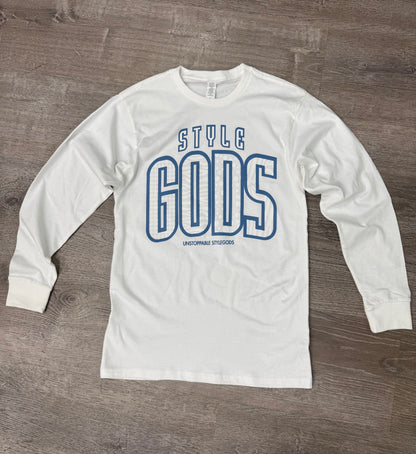 StyleGods Gamma Long Sleeve T-Shirt - White
