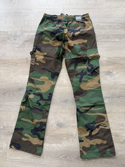 Rebel NYLON Flare Cargo 1100-404-Camo Woodland