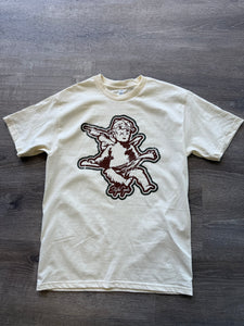 StyleGods Angel T Shirt - Tan\Olive\Brown