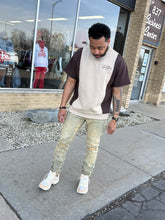 StyleGods Short Sleeve Fleece -Brown