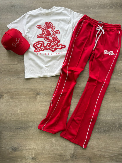 StyleGods Angel T Shirt - white\red