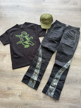 StyleGods Angel T Shirt - Black\Olive