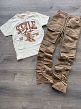 StyleGods Angel T Shirt - Tan\Brown