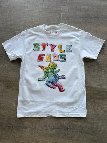 StyleGods Crayon Angel - White\Multi