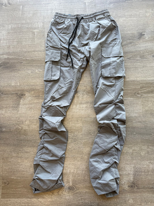 Rebel NYLON Stacked Cargo 100-422 Grey