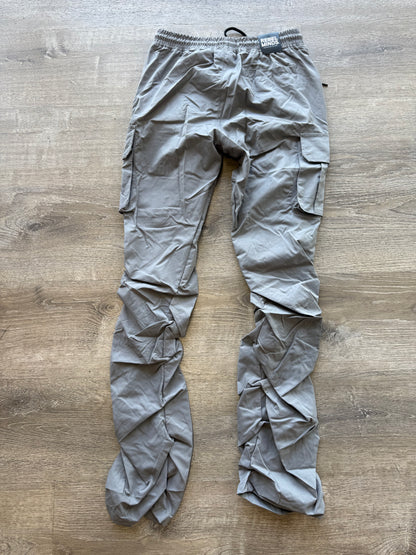 Rebel NYLON Stacked Cargo 100-422 Grey