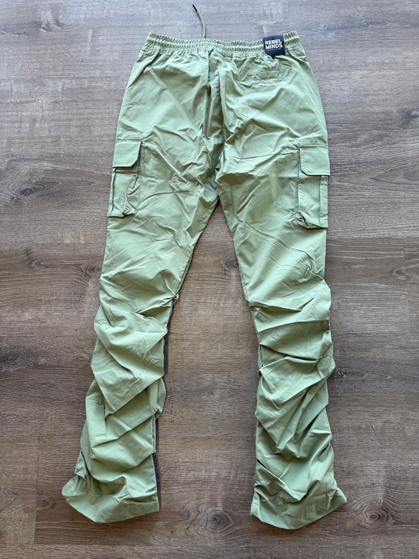Rebel NYLON Stacked Cargo 100-422 Sage