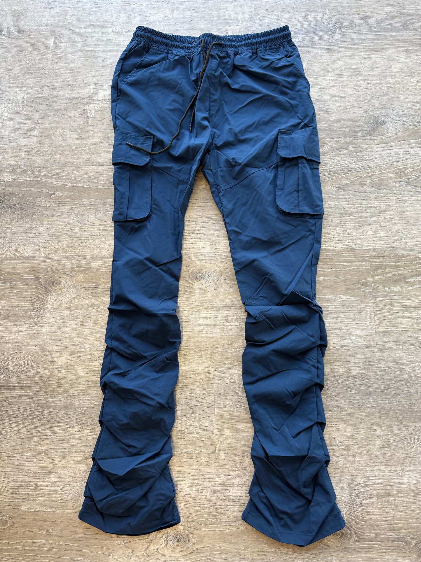 Rebel NYLON Stacked Cargo 100-422 Navy