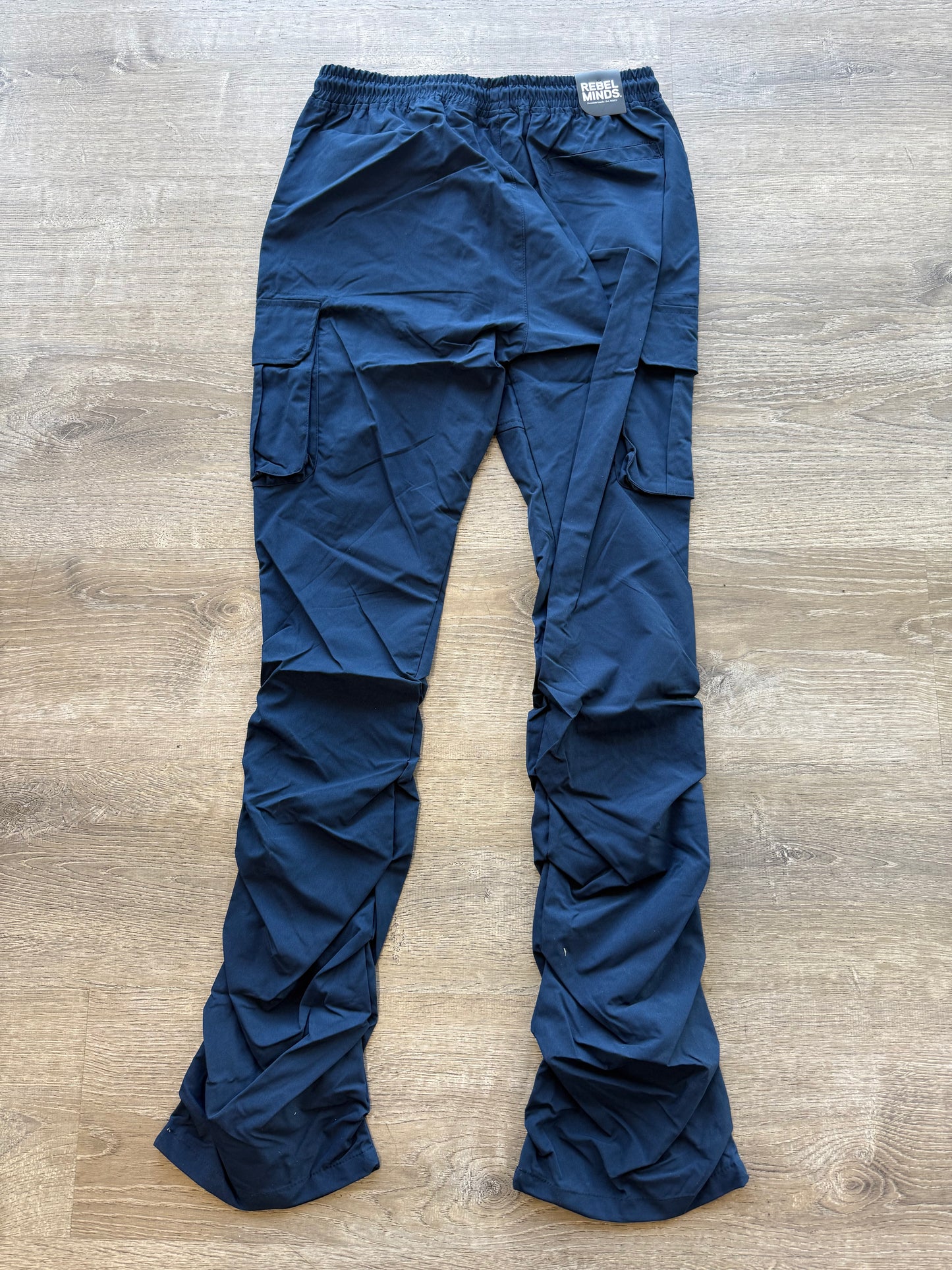 Rebel NYLON Stacked Cargo 100-422 Navy