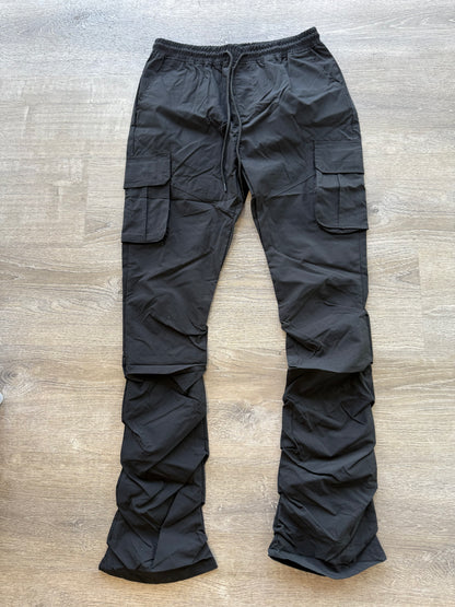 Rebel NYLON Stacked Cargo 100-422 Black
