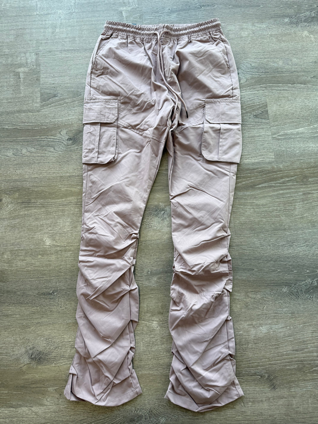 Rebel NYLON Stacked Cargo 100-422 Dusty Pink