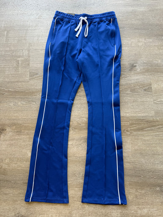 Rebel Minds STACKED Track Pants- Royal