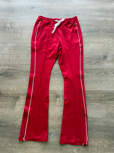 Rebel Minds STACKED Track Pants- Red