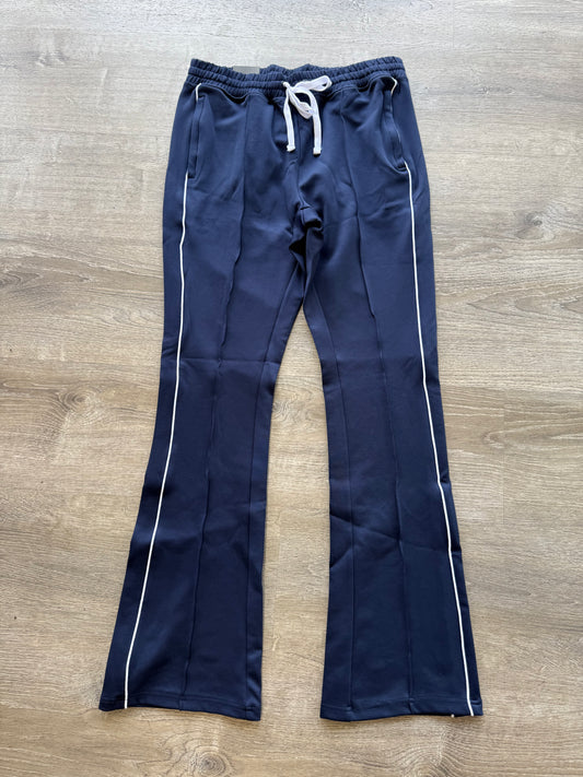 Rebel Minds STACKED Track Pants- Navy