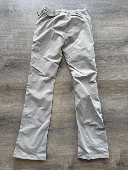 Copper Rivet NYLON Stacked Snap Pants  Grey