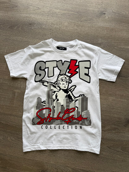 StyleGods City Angel T Shirt - White