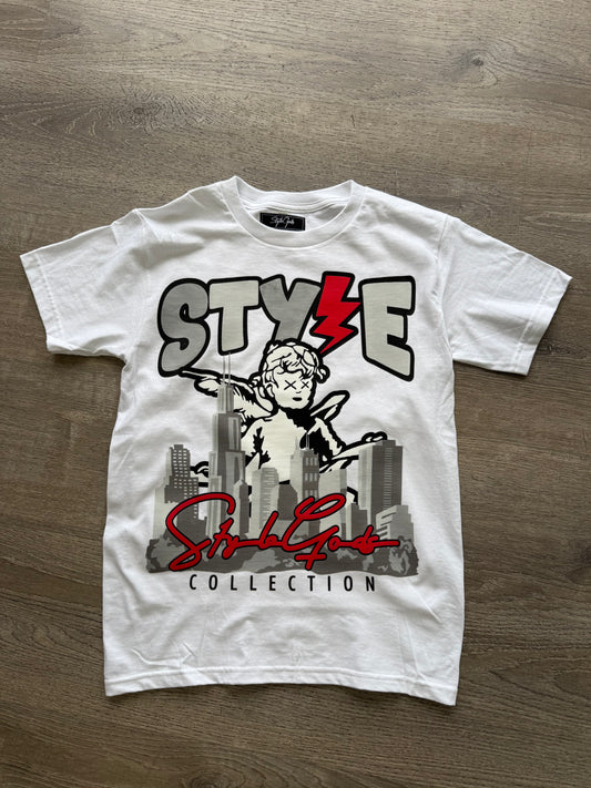 StyleGods City Angel T Shirt - White