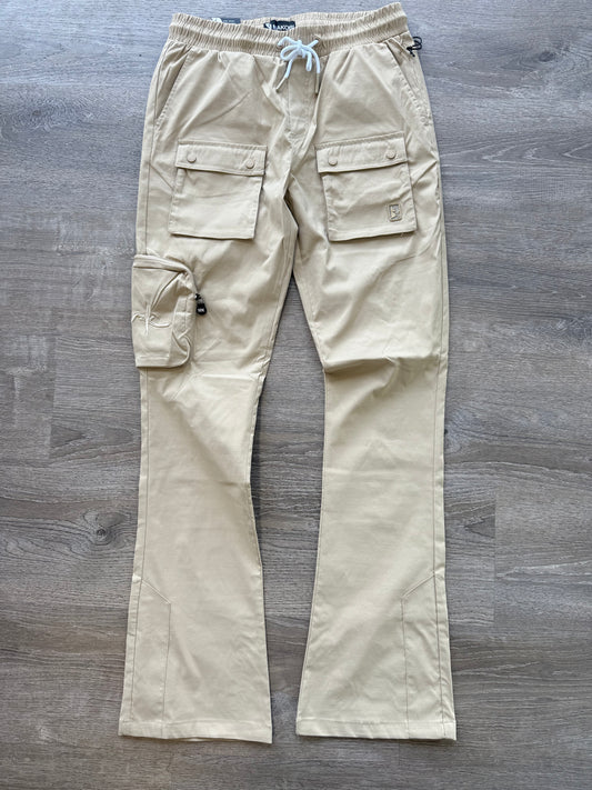 Makobi NYLON Stacked Cargo Khaki