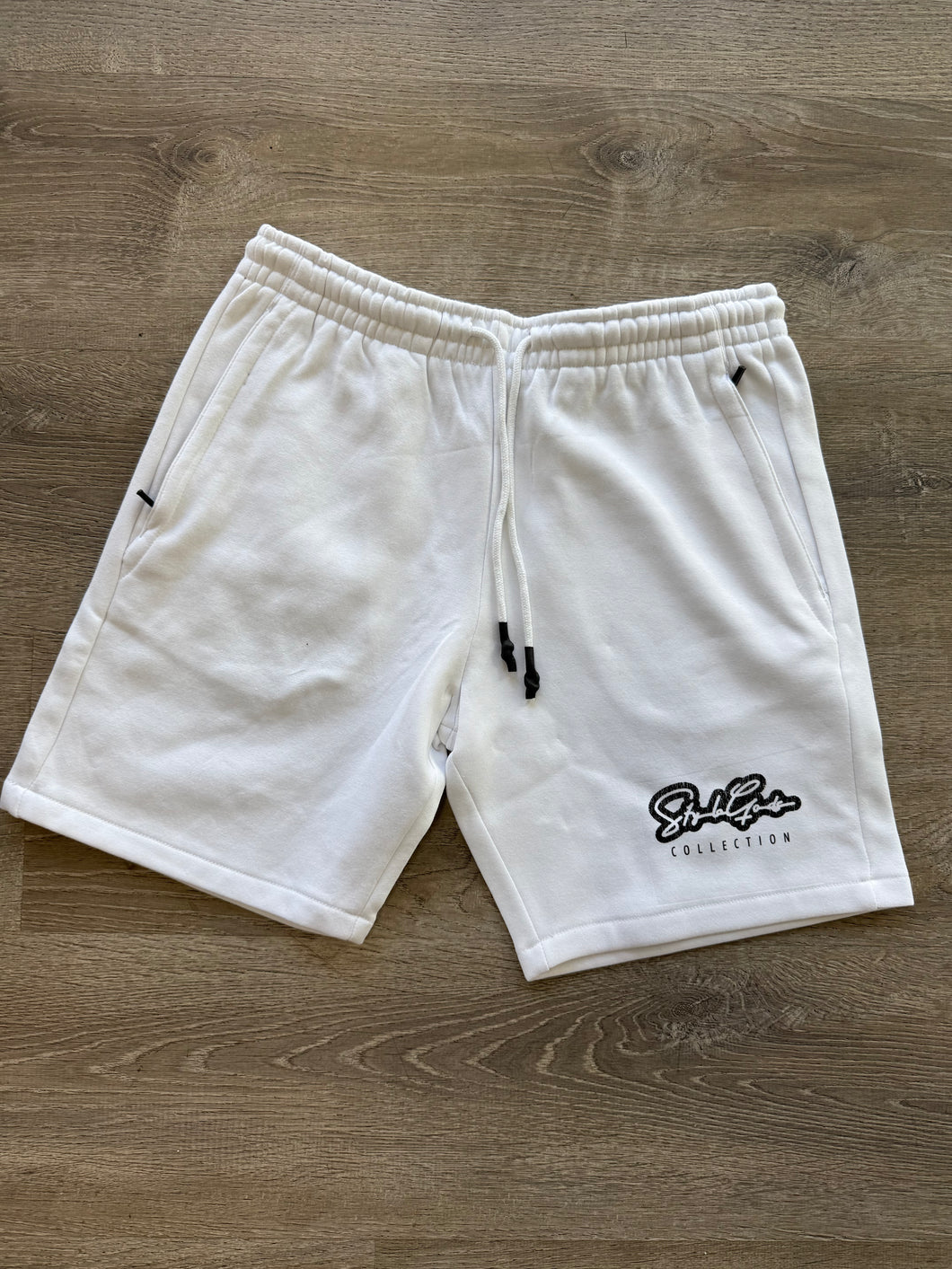 StyleGods Fleece Short  - White